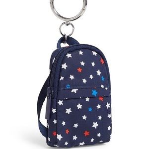 Vera Bradley Backpack Bag Charm Mini Wallet